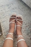 Too tight for wide feet. I would size up, but the heel is perfect and pretty comfortable - Nikitha M.