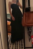 It looks really great, so flattering and unique. It's a little tight, but I knew not to size up because my bust is so small. Hard to zip up because of my wide ribcage. I'm a very athletic build, but once on, it gives me such great waist definition. - Jaelyn H.