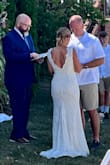 This dress was perfect for my small, backyard wedding. I wanted simple, comfortable, and a little casual for my day. This was everything and more. I received hundreds of compliments from my guests and people who viewed pictures I posted on social media.
I plan to shorten it next and continue to wear it as a regular dress now. - Melissa S.