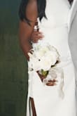 This dress was not only affordable, but comfortable, sexy, and timeless all in one. A MUST buy for any occasion, but was perfect for our small micro wedding :) - Braunilyn B.