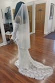 This dress exceeded all my expectations! It arrived in just 3 days, which was amazing. I had tried other wedding dresses before and felt so disappointed, but Lulus bridal completely turned that around. Their style is exactly up my alley, everything I could have asked for in a wedding dress.

I ordered a small and it was a perfect fit. Even my tailor was shocked at how well it fit right out of the box. He said most brides need to have their dress hemmed to size, but not me! The only minor adjustment I needed was a little work on the train since I'm on the shorter side.

The quality, fit, and overall look were absolutely perfect. I highly recommend Lulus for bridal or any special occasion. They've become my go-to for dresses from now on! - Tai Q.