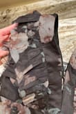 Love the material and color. Unfortunately, it arrived with the stitching already coming undone on the front left side. - Alexa D.