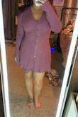 Silhouette is great for curvy figures. Size down if in between sizes bc it is very stretchy. Length is great for short girls without being too revealing. Can't wait to pair with knee-high boots - Jennifer W.