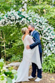 I cannot be more thankful for this dress! It is pure class and perfection!  I received it on a Thursday, had it hemmed by Tuesday and got married on Friday! We eloped in a very small ceremony, and it just made me feel so pretty and special! Don't hesitate to order it! I paired it with a shawl from Anthropologie! Sharing some snaps from our phones. - Jessica K.