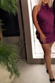 Material was great, but the color in the picture is not the color I got. On the picture, it looks pinkish. The color I got was dark purple. I still wore the dress because I loved the style and how it fit, but I would have never gotten it if I knew it was purple. - Lucero P.