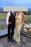 This dress is unbelievably comfortable! I normally wear a size medium, but it was tight all over, so I sized up to a large, and it was perfect. It has a ton of stretch as well. Worth it! - Sarah M.