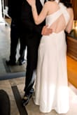 I wore this dress for my civil wedding, and it was absolutely perfect. Not only did it look beautiful, but I also felt incredibly comfortable wearing it. - Ana Z.
