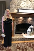 I received so many compliments on my dress. The thickness of the material was good, and it was also very stretchy. I'm always afraid of zipping dresses up, but the zipper remained intact!   Although it was a mermaid fit (snug to your body), I would have preferred purchasing an XL. This is now my favourite dress ever! - Michelle T.