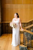 I bought this dress for my elopement/micro wedding, and it was stunning! The quality is excellent and looked amazing in person and in photos. I originally ordered my normal Lulus size (XL) but had to exchange for a large since it runs big. There is a nice stretch to it while still having structure. The beading was my favorite part!! - Danielle H.