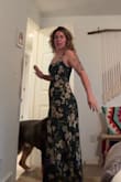 This dress is sooo flattering. Really love the cut and how it fits. I am not entirely sold on the print, but all in all, a great dress - Andrea O.