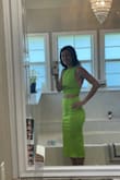 Really love this two-piece and the color! Ordered a small and a medium medium fit to loose. Small fits tightly but still works. I wish I could order different sizes for top and bottom, as a medium fits me best. I really love this two-piece and the color! Ordered a small and a medium, medium fit too loose. Small fits tightly but still works. I wish I could order different sizes for top and bottom, as a medium fits me best on the bottom, but I for sure need a small for my tiny chest. Pictures are small and then medium. - Alicia N.