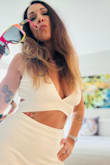 Absolutely beautiful! You feel so confident in it. I ordered the white very flattering, especially with a tan. You'll love it. I hope the other colors come back in stock. - Jeanine G.