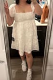My plan was to wear it for one of my wedding events but ended up choosing something else. I still love how comfy and easy it is. Definitely gonna find an excuse to throw it on! - Vicki M.