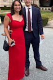 I'm on the petite side, so the "midi" fit actually works really well as a floor length fit. I got compliments on the dress all night, and felt sooo good in it. Easy to dance in, can't wait to wear to the next wedding! - Jesica K.