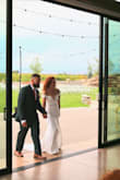 I had a last-minute Hail Mary moment looking for a wedding dress, and what I purchased exceeded my expectations. From the moment I tried it on, I finally felt like a bride. It was everything I didn't know I was looking for. My original vision was shabby chic and lace. Two dresses later, I couldn't fall in love with them. I looked at this dress several times until I clicked purchase. Because of my time crunch, I paid for it to get here quicker. It arrived a day early. Once I tried it on, I knew it was the one I would wear all night and no outfit change. Fabric is soft and beautiful, don't wear colored underwear. I added two small loops under the train so I could hook it to a bracelet to carry the train. My husband said he was stunned on how elegant, flattering the dress was on me. I got an extra small after reading the reviews, and I'm glad I did. It was a perfect fit! - Kayla F.