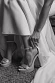I can't say enough about these heels! I wore them ALL day during my outdoor wedding - from walking on grass and sand, to climbing plenty of stairs, and dancing the night away on a deck, and they were perfect in every way! They fit like they were made just for me and stayed incredibly comfortable no matter what I was doing. Not to mention, they are absolutely stunning - the satin is gorgeous and really elevates the shoe. High heels can be a struggle for long events, but these made me feel confident, supported, and stylish from start to finish. Truly a dream pair for any special occasion! - Kaylie B.