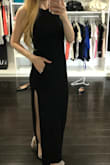 This dress is super cute!!! It's very tight. The only thing I would change is the cut on the side. It's just too high. Not sure how i will have to sit not to be inappropriate. - Giulianna C.