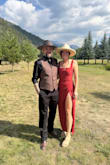 Got lots of compliments on this! I will say that the slit is a bit aggressive and definately requires some hand-on intervening in the wind - Kelli W.