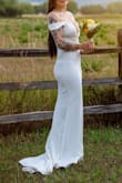 It fit great and is a really cute and flattering dress. I really liked it! People's reviews helped me choose this one, so I wanted to help someone else. Good luck dress hunting! - Hope H.