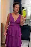 Ordered this dress for a formal wedding. Color is beautiful and dress is well-made. The top is a little snug, so zipping was a husband's supported effort. When I went to hug the bride at her reception, she said, great color! - Rosemarie C.
