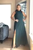 This dress fits like a glove! Only had to hem the length as it does come quite long. I also added a brooch and it really elevated the dress! I loved it! - Amada A.
