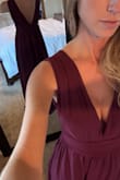 I normally wear a small, and the top felt too big, but the waist fit nicely. I think sizing down would be wise with this one. Beautiful and flowing and gorgeous color. - Cheryn M.