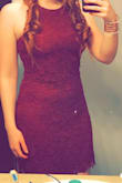 The fit is PERFECT! It's form fitting but hugs all the right places and makes you look incredible. I felt so feminine and beautiful in this dress, and my boyfriend loved it! Best purchase I've made from Lulu's; you won't regret this purchase! - MacKenzie T.