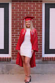 Very pretty white dress perfect for graduation! Perfect for pictures! - Rhyan L.