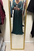 I usually wear a Medium, but went with a small because I was worried it would be too long. Unfortunately, the small is also too long. I'll need it hemmed, but other than that love the dress! - Louisa O.