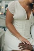 Bought this dress for engagement photos, and it was so perfect! The corset is super structured and gives you such a nice shape. - Natty D.