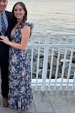 I love this dress! It fit perfectly and was very flattering. The one thing I will add is if you're on the shorter side, this dress will be long. I'm 5'8 and wearing heels in the photo, and the length was perfect (purchased a medium). - Rylee B.