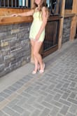 The dress was well made and better than I expected. We ordered a small. The dress is a little shorter than I would have liked, but it was beautiful regardless - Marcie L.