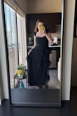 This dress fits so well and is going to be perfect for a wedding with all guests dressed in black. Fit is exactly as described and looks amazing. - Antoinette P.