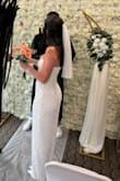 Beautiful elopement dress! Lost a few beads when taken out of the package, but it did not change the beautiful look! I received lots of compliments on the dress! - Julia S.