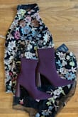 These boots are not only absolutely beautiful, they are so comfortable too. I was a little afraid they'd be uncomfy due to the pointed toe, but I would literally wear these every day if I could. I bought these to wear with the dress pictured for a wedding rehearsal/dinner. It was fabulous. You absolutely need these! - Gabryl B.
