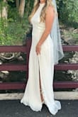 Loved this dress! It fit perfectly and so comfortable. I wore 4 inch platform heels, and it was still long. I would recommend getting it hemmed if you are shorter. I'm only 5'3 - Margo J.