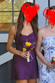 This dress is lovely! Its quality is great for the price, and the flower design is really pretty.  It's quite short, but still comfortable enough to move around in. - Jillian F.