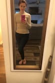 I LOVE the detailing on this sweater. I wish it were maybe an inch longer as it's just hitting the top of my high-waisted jeans and Im a little worried about shrinkage in the wash, but I love it! Fingers crossed! - Shannon A.