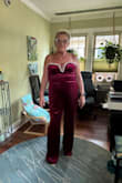 I found the fit to be great, except the top is too big. I love the jumpsuit. Will have top tailored to fit. - Frances F.