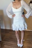 The fit of the dress was perfect! The sleeves were very breathable and not itchy! Was a bit see through (as you can see in the photo), but it was a super easy fix. Overall, it was exactly what I was looking for! - Ashley M.