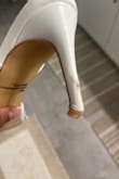 These heels are so cute, but the heel broke the first time I wore them for an engagement shoot. Also, not comfortable, but I come to expect that for heels anyway. Not quality or long lasting. - Jasmyne B.