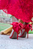 Wore these shoes for my 40th birthday shoot with a Lulus dress. Love love love - Karen B.