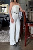 Overall fit is fantastic except that the length is pretty long.  You will need to hem or wear with high heels - Christine B.