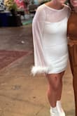 I wore this dress out for my bachelorette party, and it was a hit! I did have to order a different slip to wear under it, but that wasn't a problem. I will say, the sequins do snag on each other quite often, which is why I say it's only good for one night. Other than that, it served its purpose, super fun and cute dress! - Aly L.