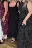 Looked amazing! Loved it and it fit perfectly. There were a lot of loose threads, though, and one of the hanger loops completely ripped off and left a hole in the inside liner. Not a big deal, but shows the poor construction of the dress - Karley H.