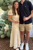 Wore this for my bridal shower, and when I say this dress fits like a glove, I'm not kidding! I got so many compliments and look forward to saving this dress forever. Looks way more expensive than it is. 100000/10 - Chandler V.