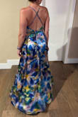 I loved this, but it was too long on my 5'3" frame, and I didn't have enough time to get it tailored for the wedding. - Tammy D.