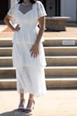 I wore this dress for my wedding and I couldn't be happier with that choice. The quality was wonderful, it arrived quickly, and most of all I felt great! - Haylie M.