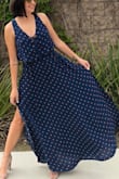 This dress is so cute and the style is so flattering! It is long and looks great with heels! - Sarah B.
