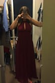 Love the dress! The color is beautiful and the lace on the back is stunning. Only downfall was the top/neck area was a little loose but can be easily fixed. Highly recommend this dress. - Jeffrey G.